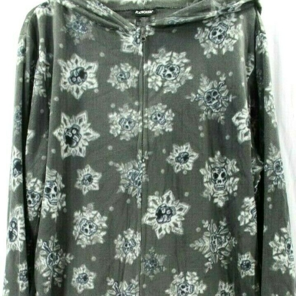 Joe Boxer Other - Joe Boxer Skulls Soft 1 Piece Pajama With Hood Men
